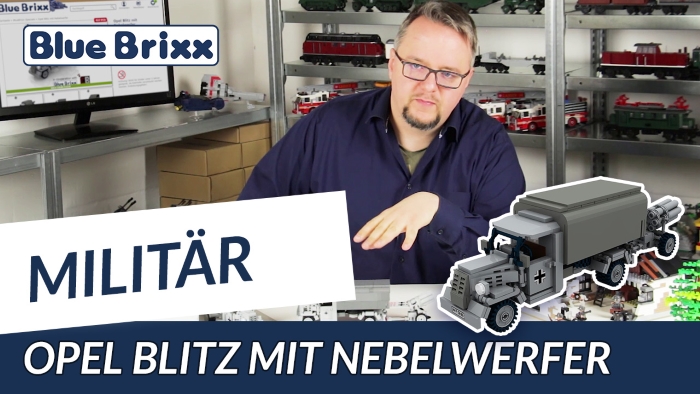 Youtube Bluebrixx Special Opel Blitz with smoke mortar