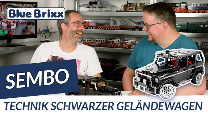 Youtube: Schwarzer Geländewagen von Sembo @ BlueBrixx