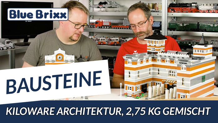 Youtube: Kiloware Architektur 2,75 kg @ BlueBrixx - mit Beispielmodellen!