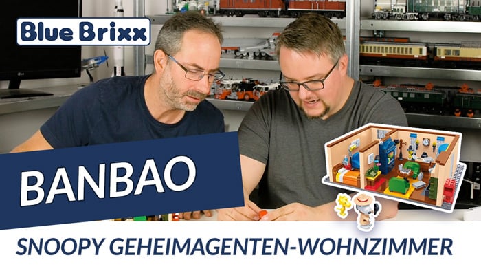 Youtube: Snoopy Geheimagenten-Wohnzimmer von BanBao @ BlueBrixx