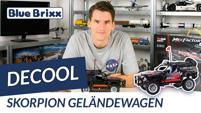 Youtube: Skorpion Geländewagen von Decool @ BlueBrixx - der Held der Steine baut Technic!