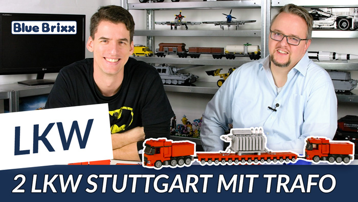 Youtube: LKW mit Trafo auf Tieflader von BlueBrixx - der Held der Steine hat's gebaut!