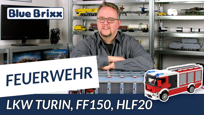 Youtube: Feuerwehrfahrzeug FF150 HLF20 von BlueBrixx