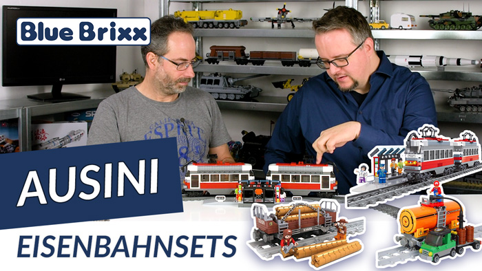 Youtube: Eisenbahnsets von Ausini @ BlueBrixx