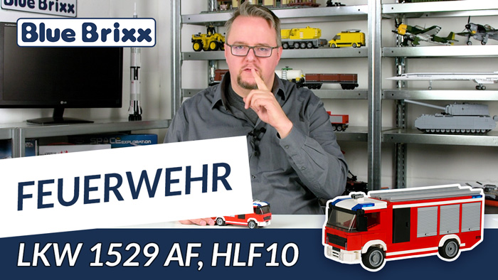 Youtube: Feuerwehrfahrzeug HLF 10 von BlueBrixx