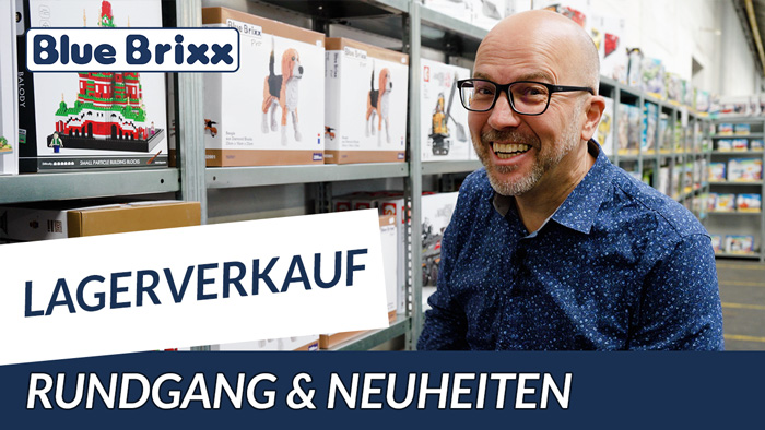 Youtube: Lagerverkauf bei BlueBrixx - Rundgang & Neuheiten