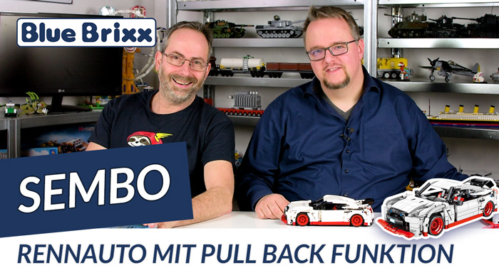 Youtube: Rennauto mit Pullback-Motor von Sembo @ BlueBrixx