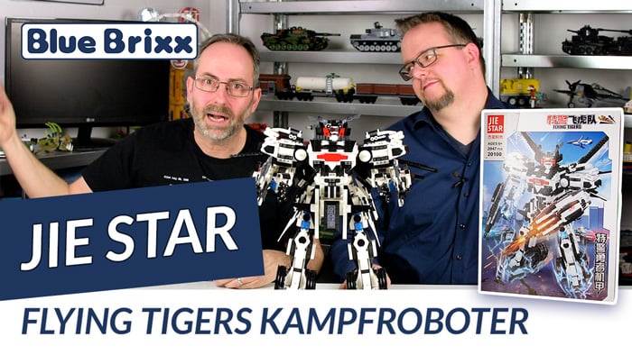 Youtube: Flying Tigers Kampfroboter von Jie Star @ BlueBrixx