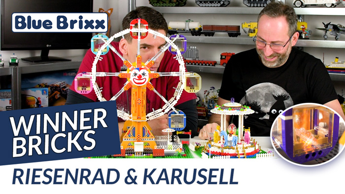 Riesenrad und Karussell von Winner Bricks @ BlueBrixx - mit dem Helden der Steine!