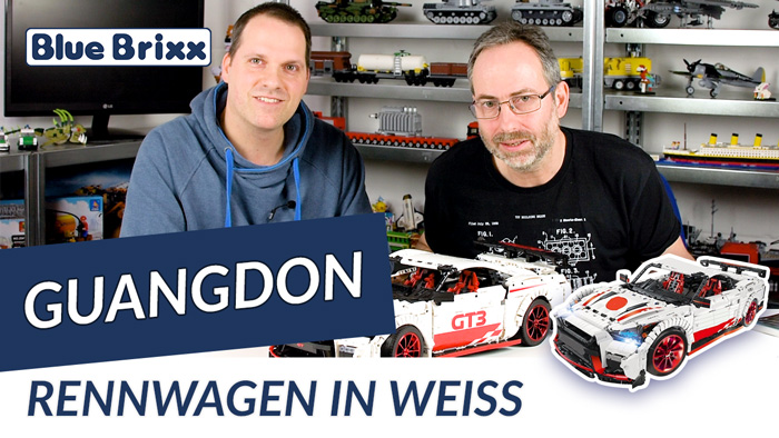 Youtube: Ferngesteuerter Rennwagen in weiß von Guangdon @ BlueBrixx