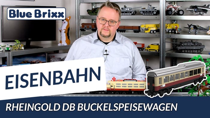 Youtube: Rheingold DB Buckelspeisewagen von BlueBrixx