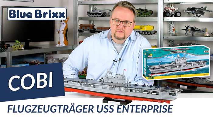 Youtube: Flugzeugträger USS Enterprise CV-6 von Cobi @ BlueBrixx