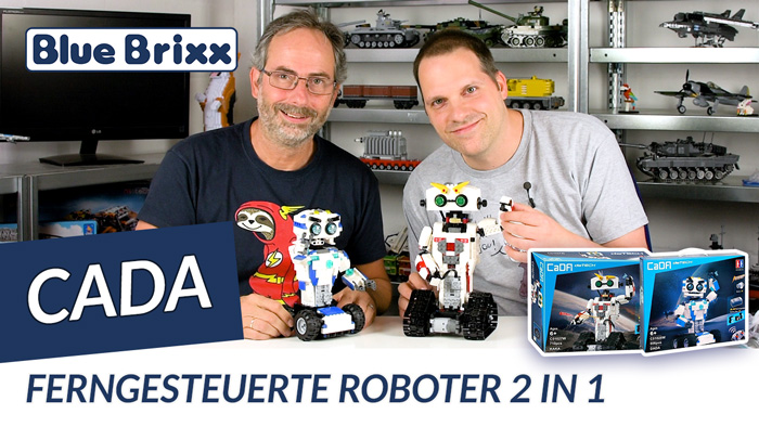 Youtube: Ferngesteuerte Roboter 2 in 1 von CaDA @ BlueBrixx