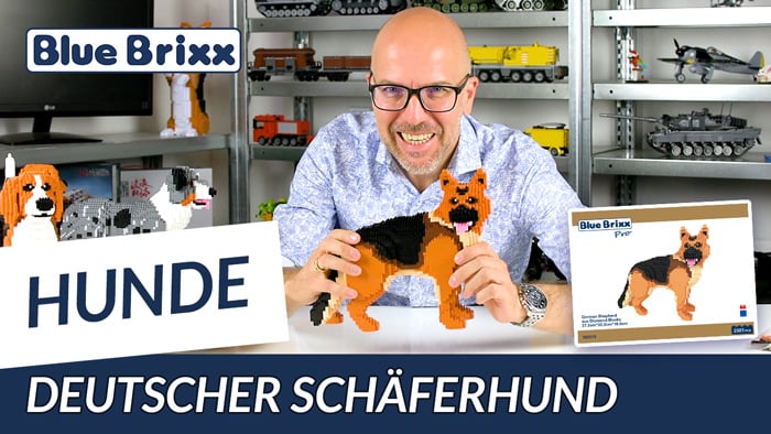 Youtube: Deutscher Schäferhund aus Diamond Blocks von BlueBrixx Pro @ BlueBrixx