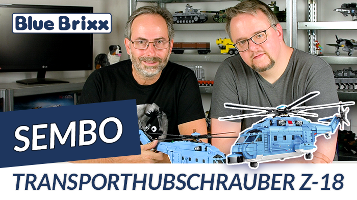 Youtube: Transporthubschrauber Z-18 von Sembo @ BlueBrixx