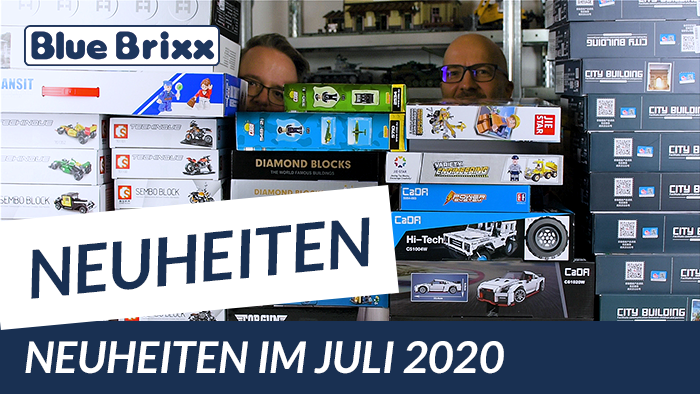 Youtube: Noch mehr Juli-Neuheiten 2020 bei BlueBrixx!