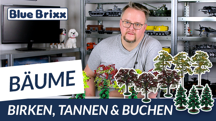 Youtube: Bäume von BlueBrixx - 3 Birken, 3 Tannen und 3 Buchen!