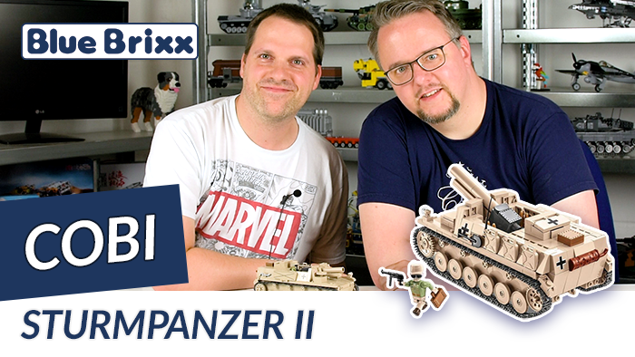 Youtube: Sturmpanzer II von Cobi @ BlueBrixx