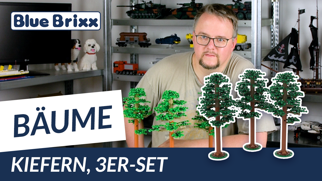 Youtube: Bäume von BlueBrixx - Kiefern im 3er-Set!