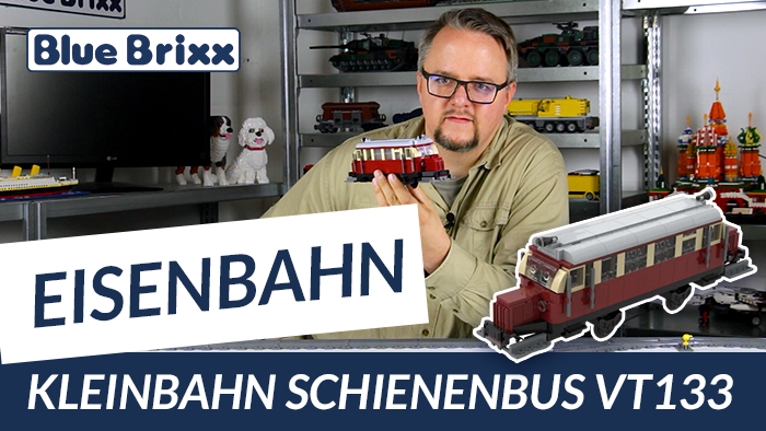 Youtube: Kleinbahn Schienenbus VT133 von BlueBrixx - mit kleiner Motorenkunde!