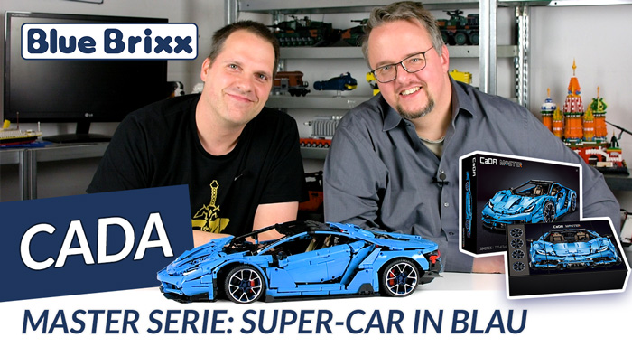 Super Car in blau von CaDA @ BlueBrixx - ein Technikset mit 3.842 Teilen!