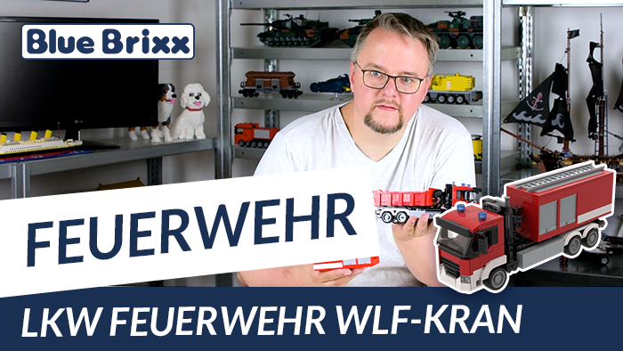 Youtube: Feuerwehr LKW WLF Kran von BlueBrixx