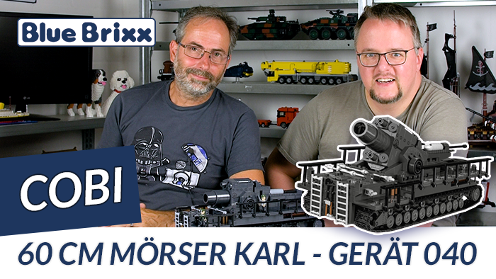 Youtube: 60cm-Mörser Karl-Gerät 040 von Cobi @ BlueBrixx