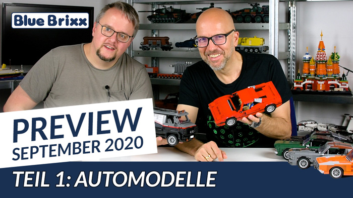 Youtube: Preview-Special September 2020 - Teil 1: Automodelle @ BlueBrixx
