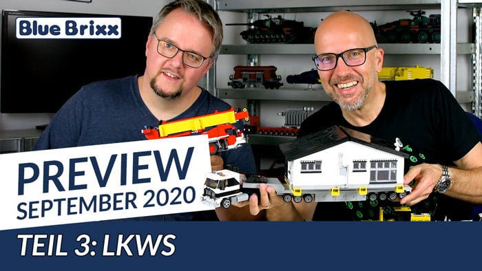 Youtube: Preview-Special September 2020 - Teil 3: LKW @ BlueBrixx