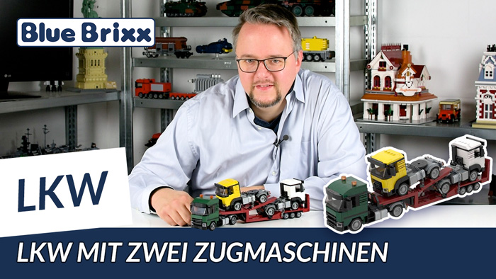 Lkw mit zwei Zugmaschinen