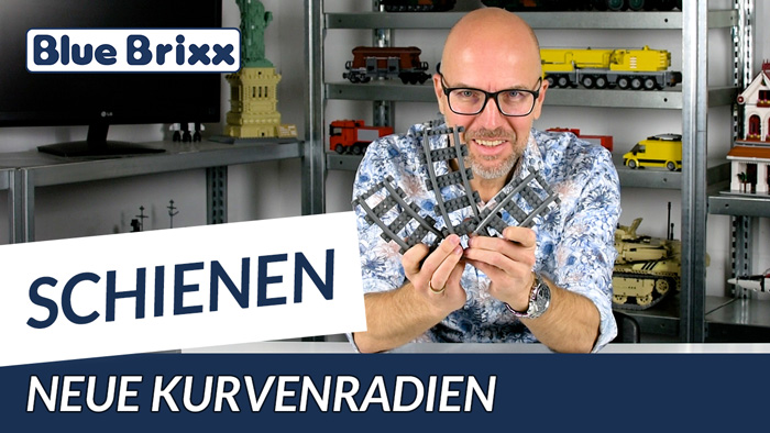 Youtube: Eisenbahn-Preview mit Klaus: bald neue Kurvenradien bei BlueBrixx!