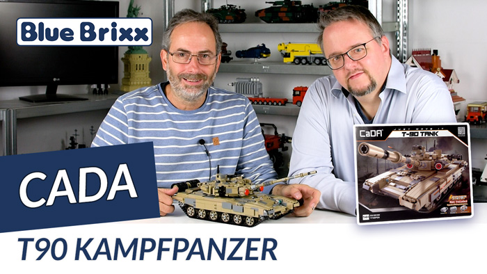 Youtube: Kampfpanzer T90 von CaDA @ BlueBrixx