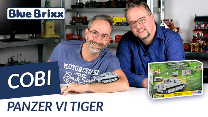 Youtube: Panzer VI Tiger von Cobi im Maßstab 1:48 @ BlueBrixx