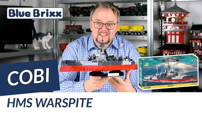 Youtube: HMS Warspite von Cobi @ BlueBrixx - die Neuauflage ohne Sticker!