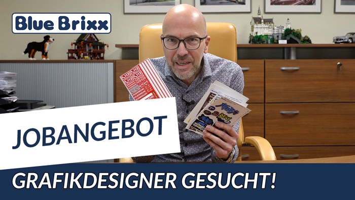 Youtube: BlueBrixx stellt ein: Grafikdesigner (m/w/d) gesucht!