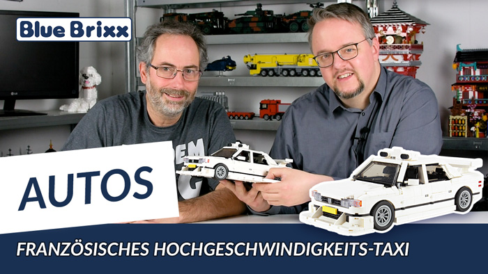 Französisches Hochgeschwindigkeits Taxi von BlueBrixx