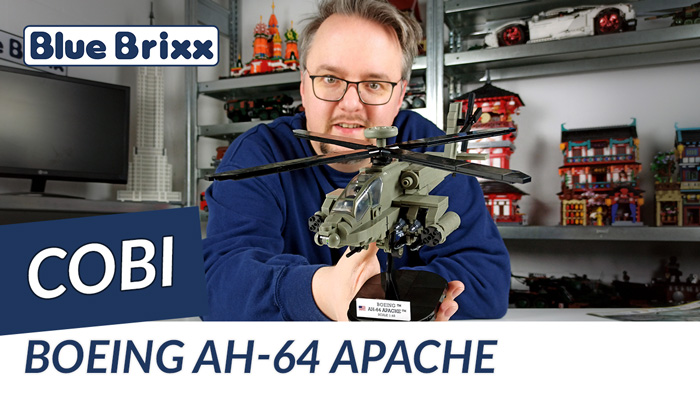 Youtube: Boeing AH-64 Apache von Cobi @ BlueBrixx