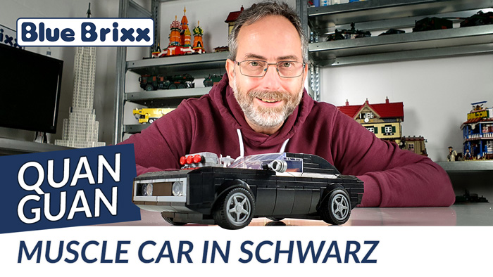 Youtube: Muscle Car in schwarz von Quan Guan @ BlueBrixx