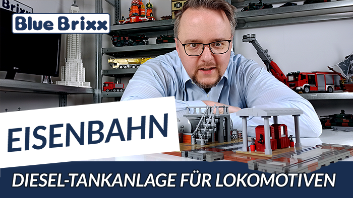 Youtube: Diesel-Tankanlage für Lokomotiven von BlueBrixx