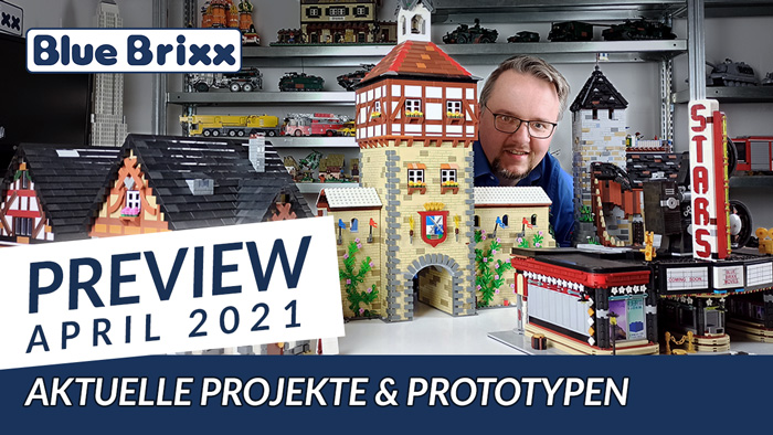 Youtube: Preview-Special April 2021 - viele neue Prototypen @ BlueBrixx