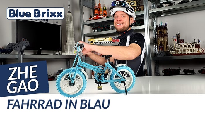 Youtube: Fahrrad in blau von Zhe Gao @ BlueBrixx