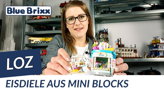 Youtube: Eisdiele von LOZ aus Mini Blocks @ BlueBrixx