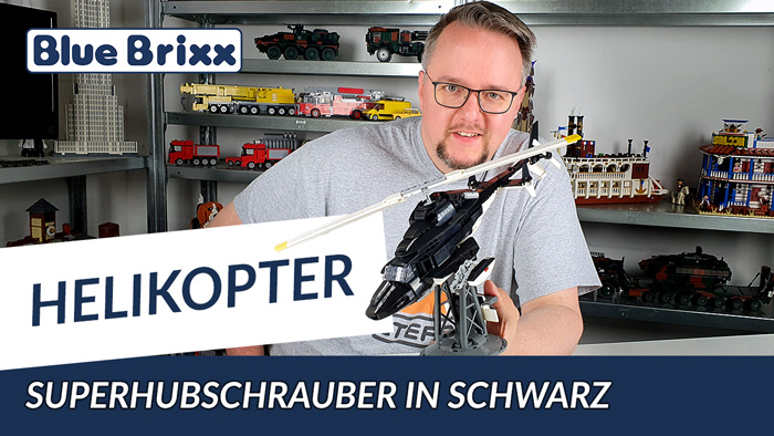 Youtube: Schwarzer Superhelikopter von BlueBrixx