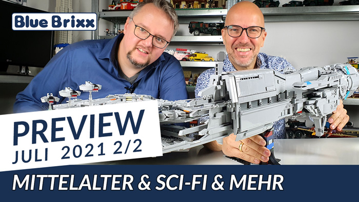 Youtube: Preview-Special Juli 2021 Teil 2 - Mittelalter, Sci-Fi & mehr @ BlueBrixx