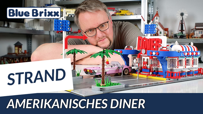 Amerikanisches Diner von BlueBrixx - unser Stranddiorama wird größer!