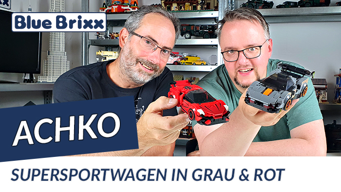 Youtube: Supersportwagen in grau & rot von Achko @ BlueBrixx