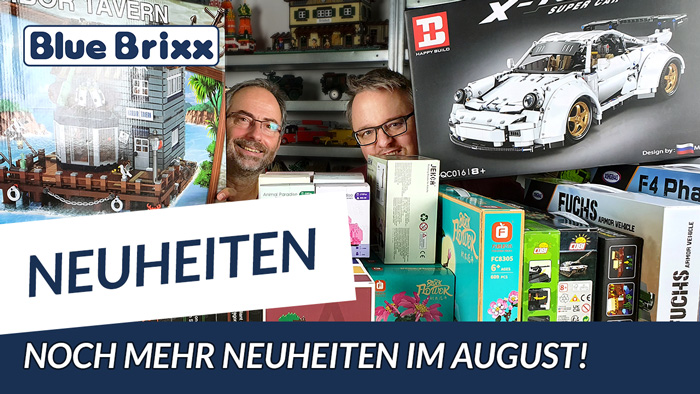 Youtube: Neuheiten bei BlueBrixx - noch mehr neue Sets im August eingetroffen!