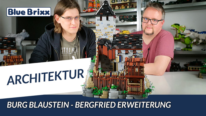 Youtube: Die Bergfried-Erweiterung von Burg Blaustein @ BlueBrixx - mit Studiogast!