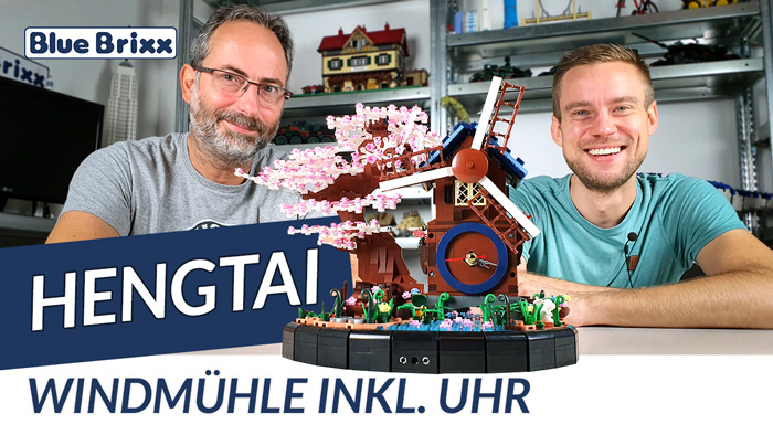 Youtube: Windmühle inkl. Uhr von HengTai @ BlueBrixx