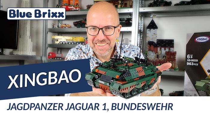 Youtube: Bundeswehr Jagdpanzer Jaguar 1 von Xingbao @ BlueBrixx